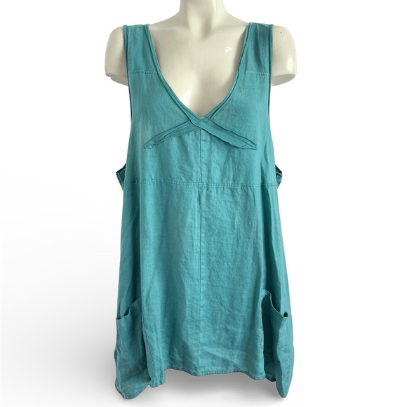 BLUE FISH CLOTHING TUNIC JUMPER TOP DRESS ONE A KIND RARE SZ 1 / UP TO US SZ 16 - Picture 3 of 6